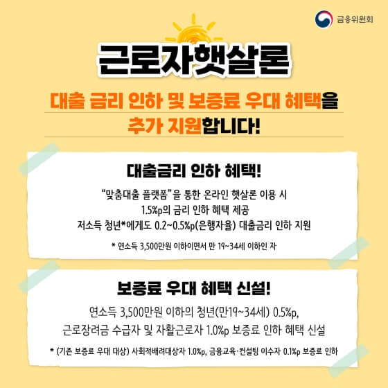 근로자햇살론&amp;#44; 희망을 주는 대출상품입니다.