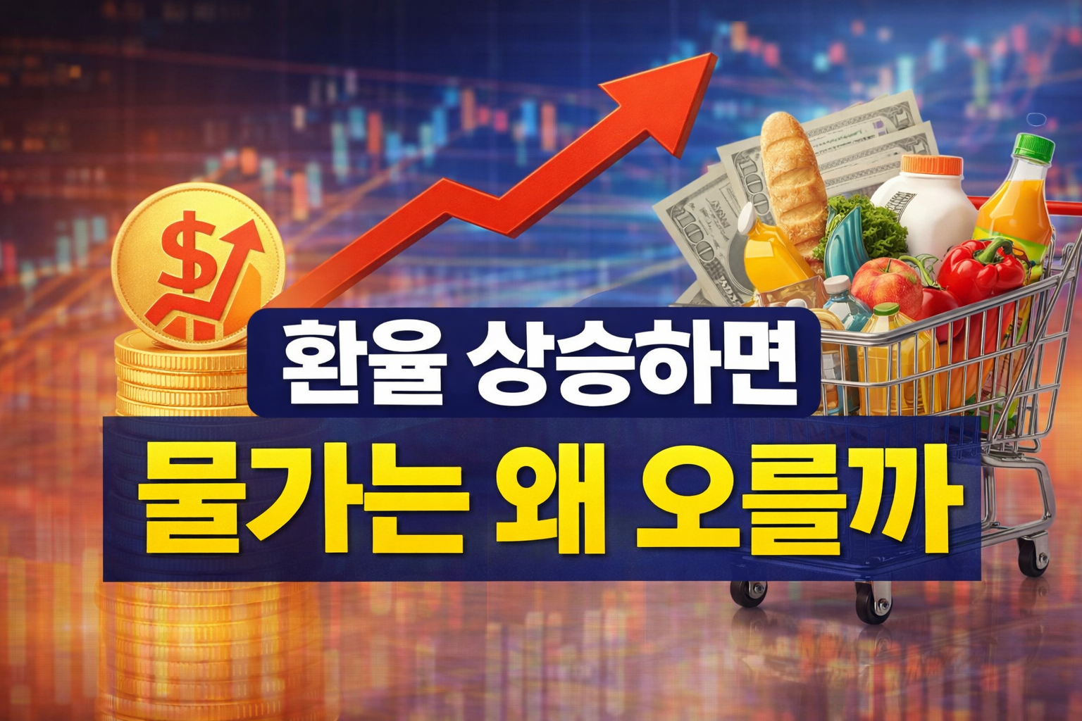 환율 상승하면 물가는 왜 오를까