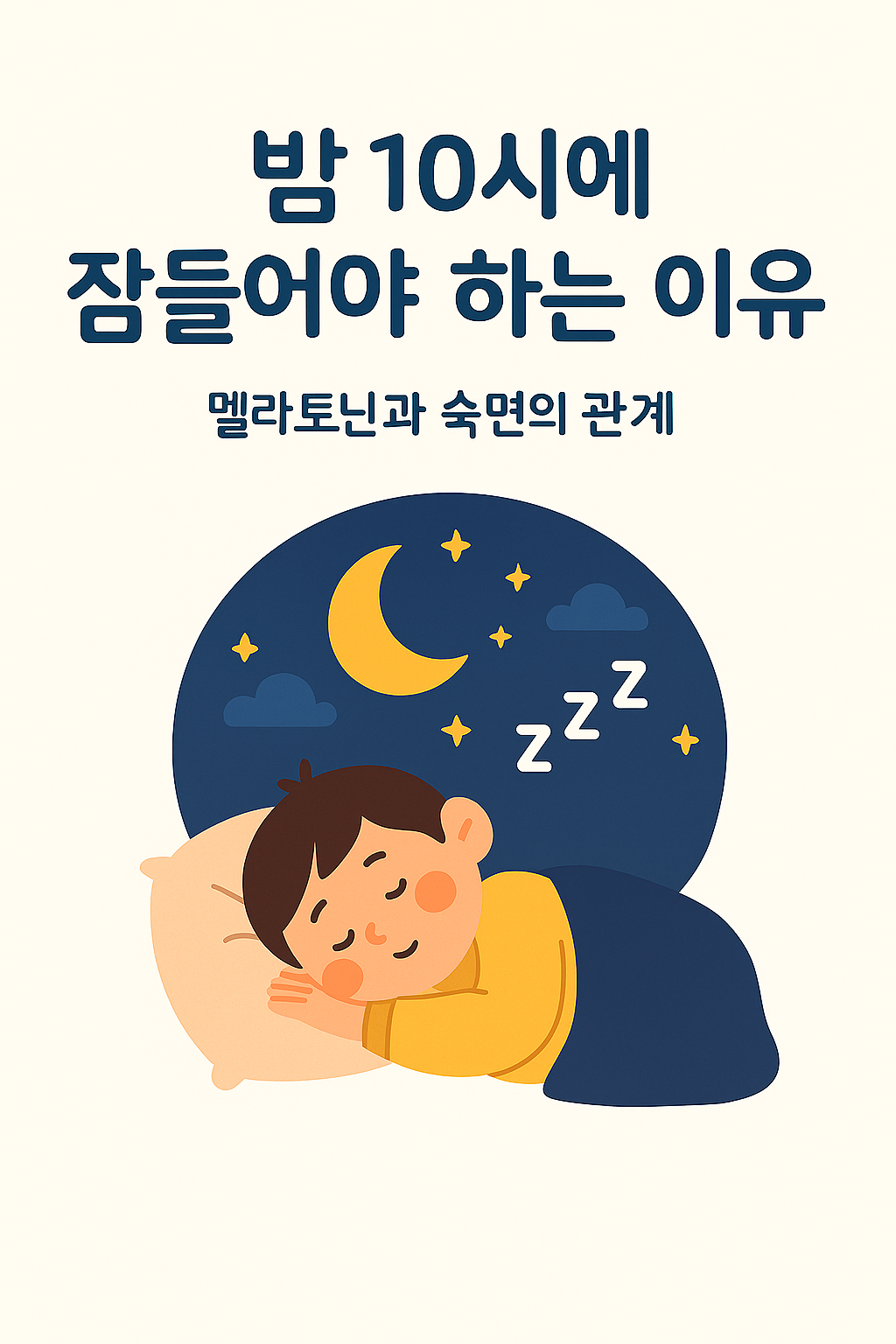 밤 10시에 잠들어야 하는 이유 : 멜라토닌과 숙면의 관계