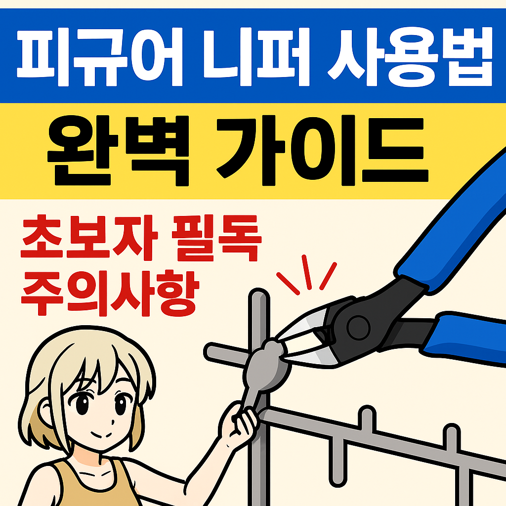 피규어 니퍼 사용법