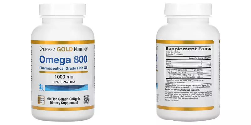 California Gold Nutrition Omega 800