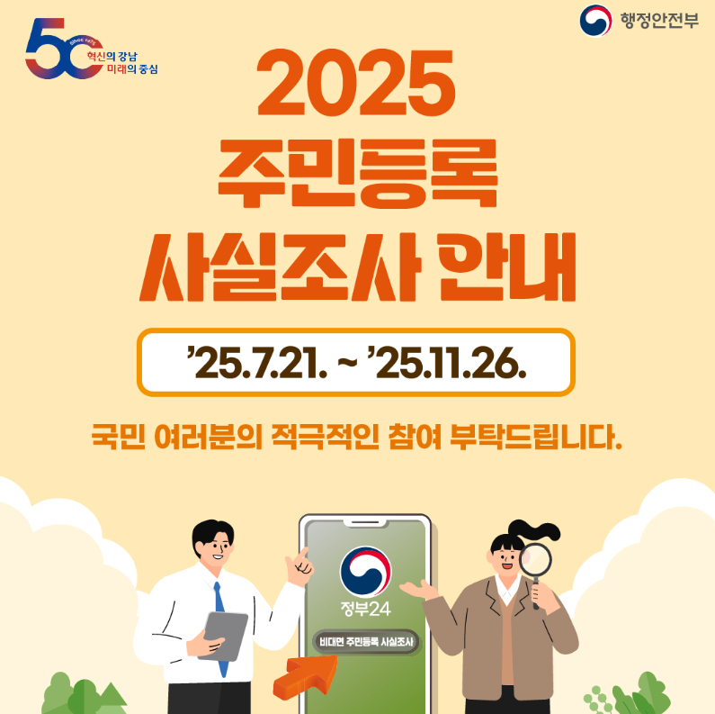 주민등록사실조사