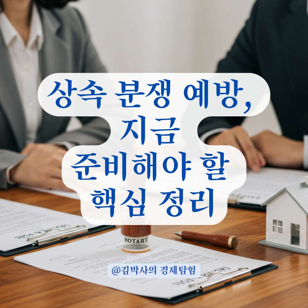 상속 분쟁 막으려면 지금 준비해야 할 것들, 부모 재산과 빚 분할 기준 안내.