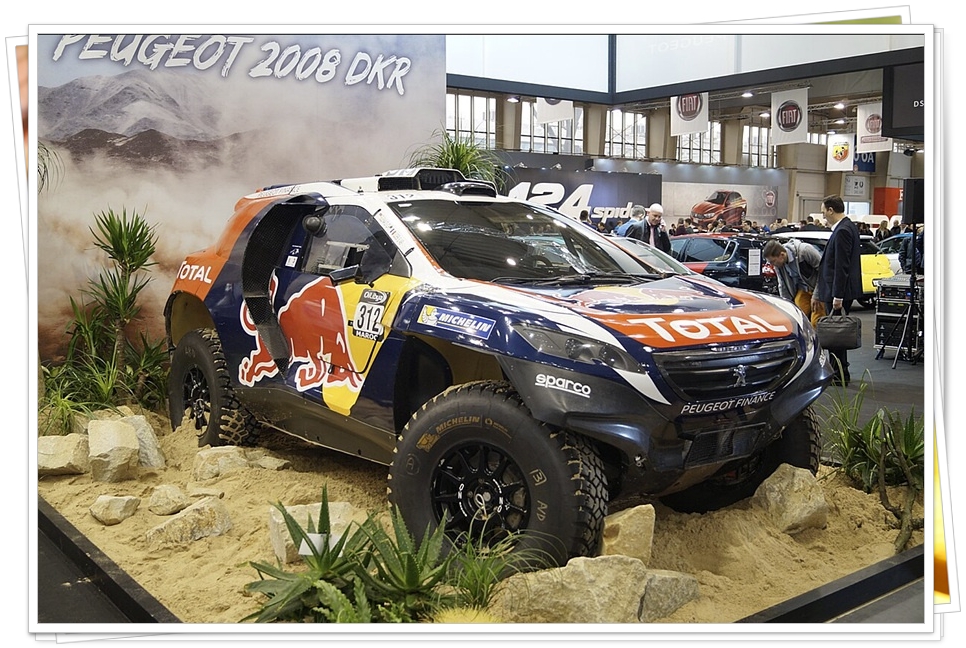 2016년 다카르 랠리에서 우승한 푸조 2008 DKR 레이싱카