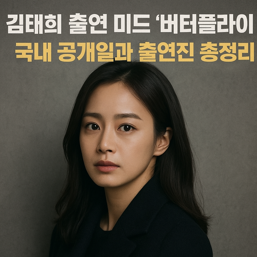 미드 버터플라이 김태희 출연, 국내 공개일과 출연진 총정리