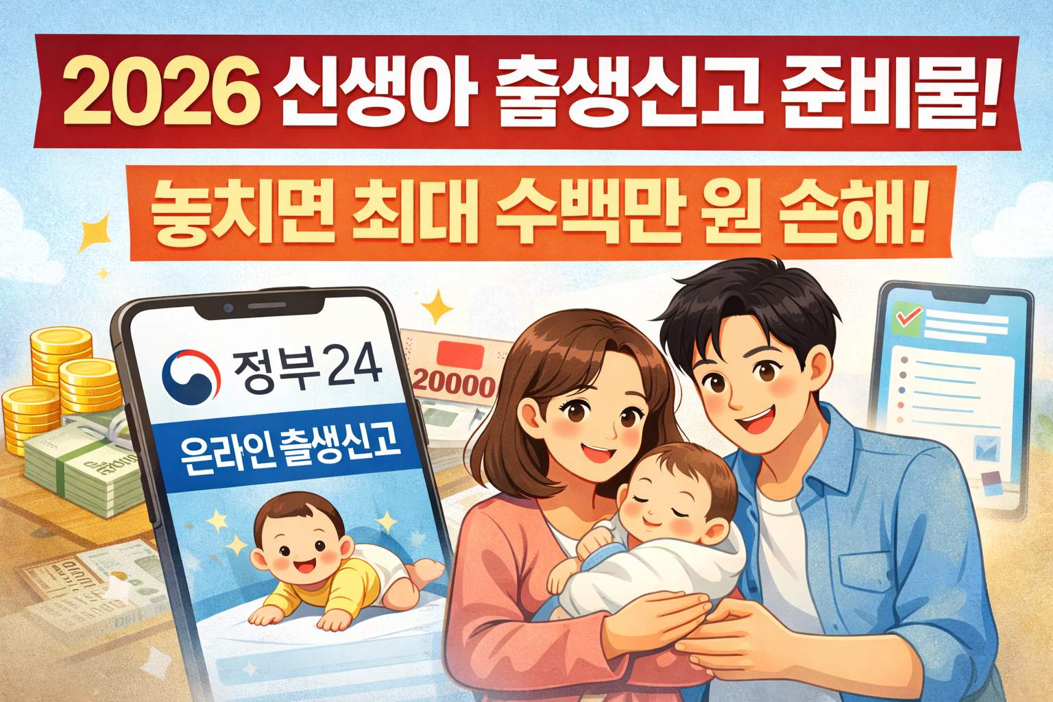 2026 신생아 출생신고 준비물 총정리