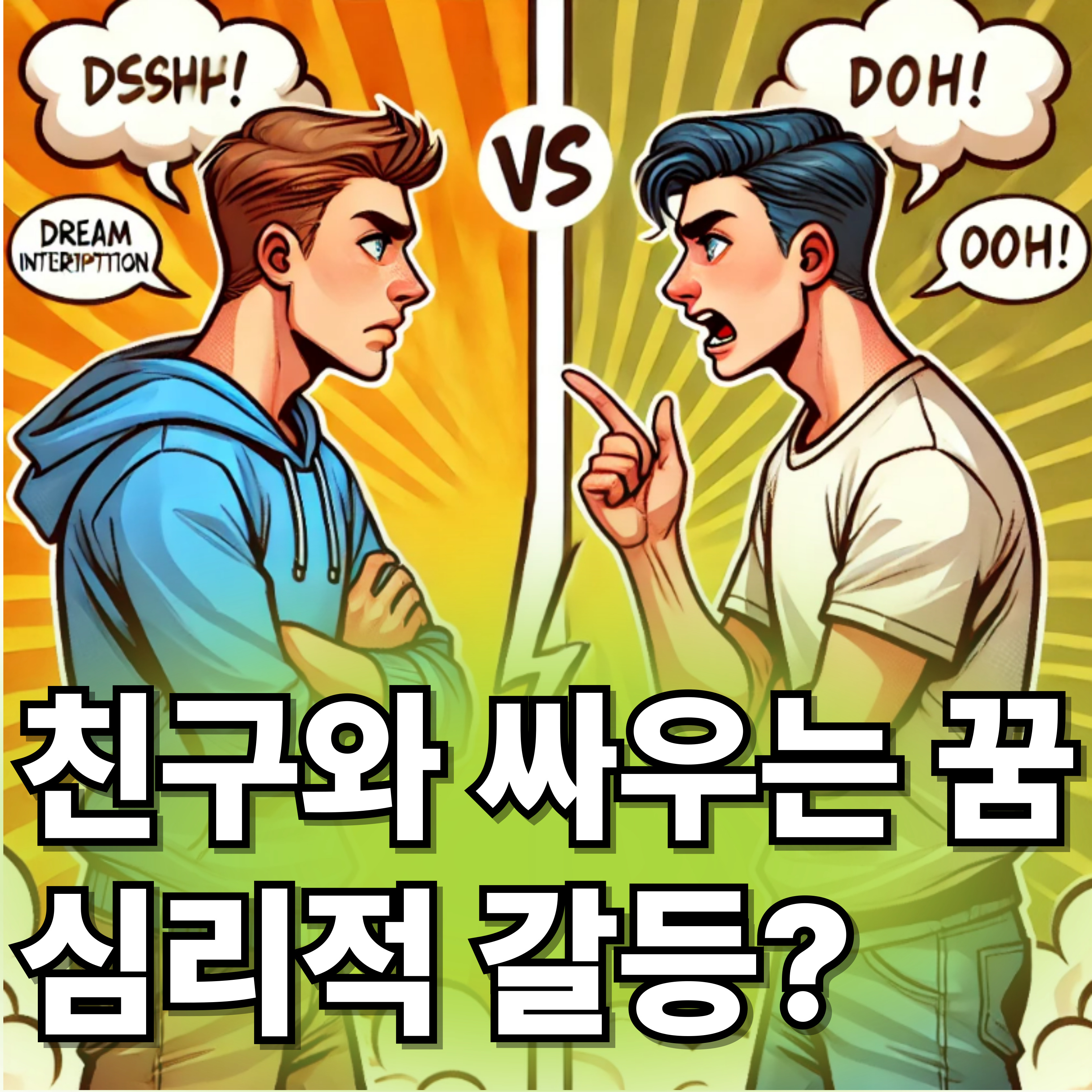 친구와 싸우는 꿈의 의미