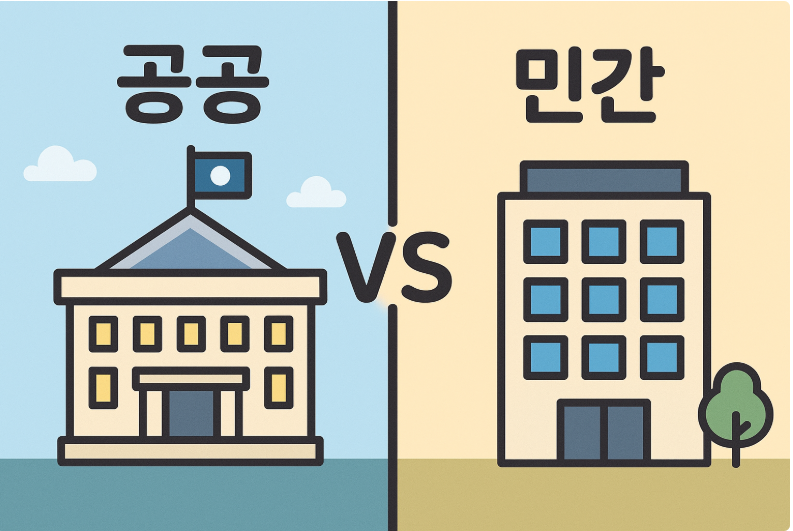 공공 vs 민간