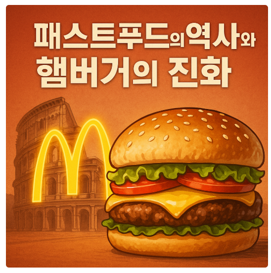 패스트푸드의 역사와 햄버거의 기원