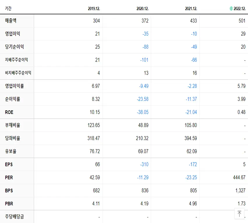 라온시큐어 재무제표