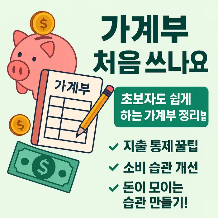 초보자를 위한 가계부 쓰는 법 안내서