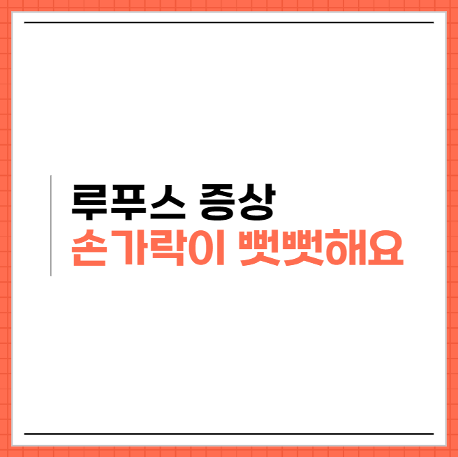 루푸스 자가면역질환 주요 원인 증상 관리 방법