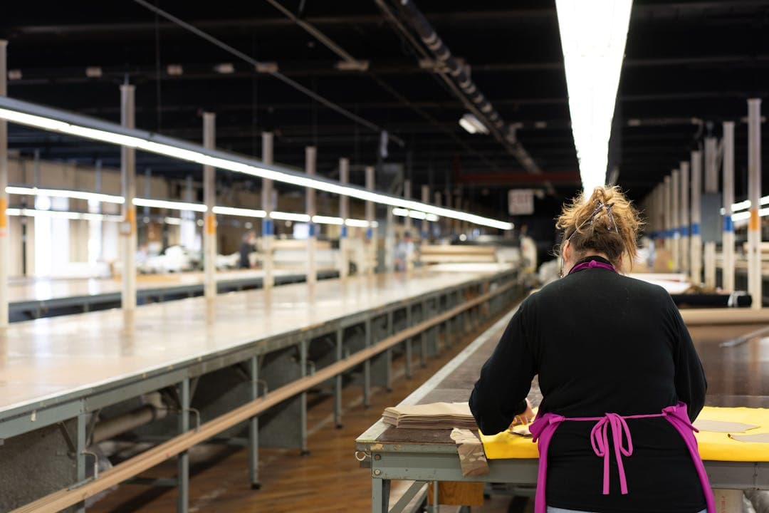 제조업을 하고 있는 근로장려금 신청자의 모습