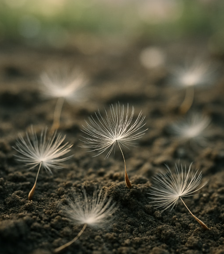 흙과 씨앗의 아주 특별한 첫 만남