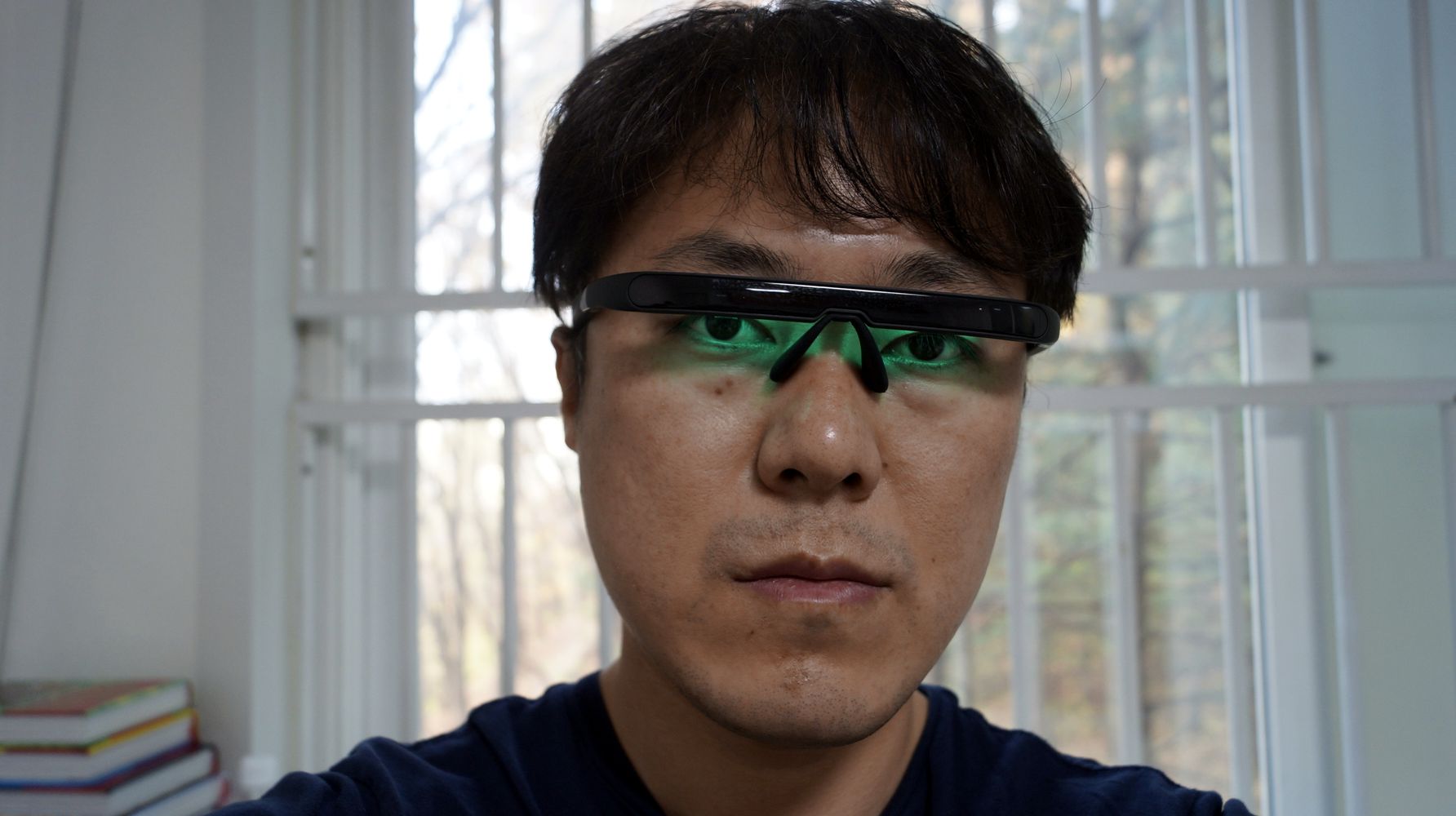 페가시 꿀잠수면안경 착용모습