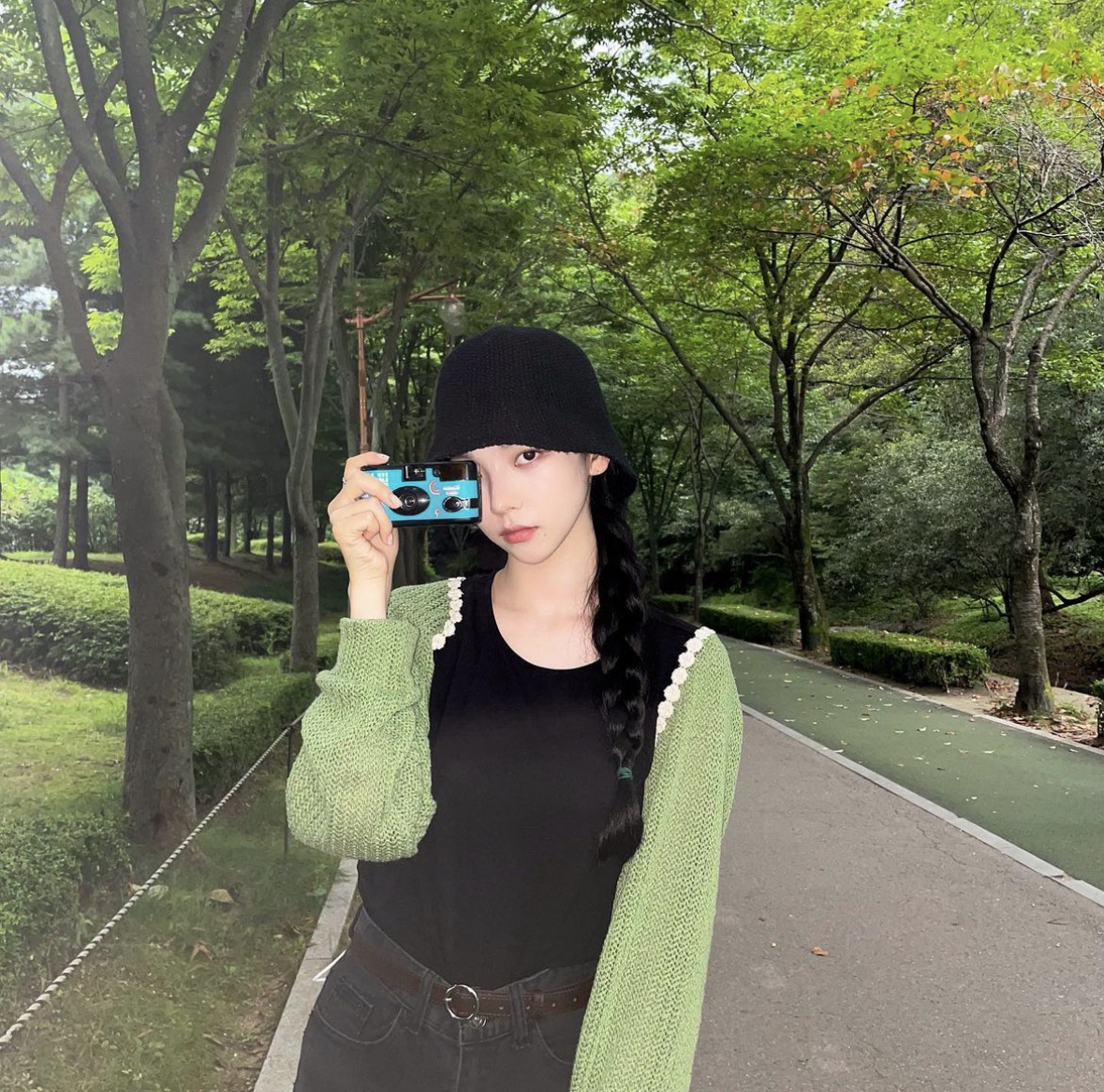 카리나 사복 코디 사진