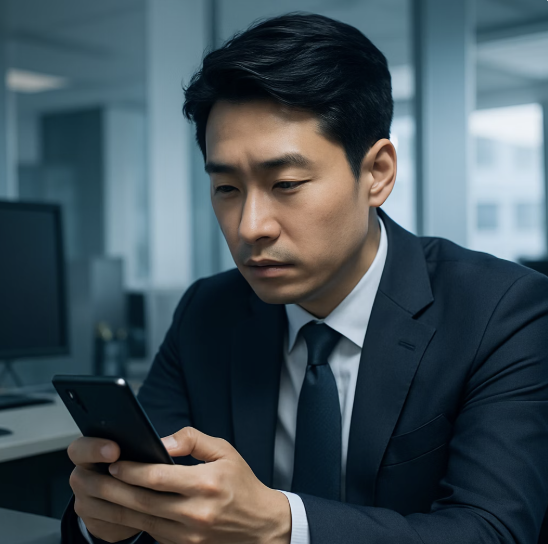 한 손 스마트폰 파지의 함정