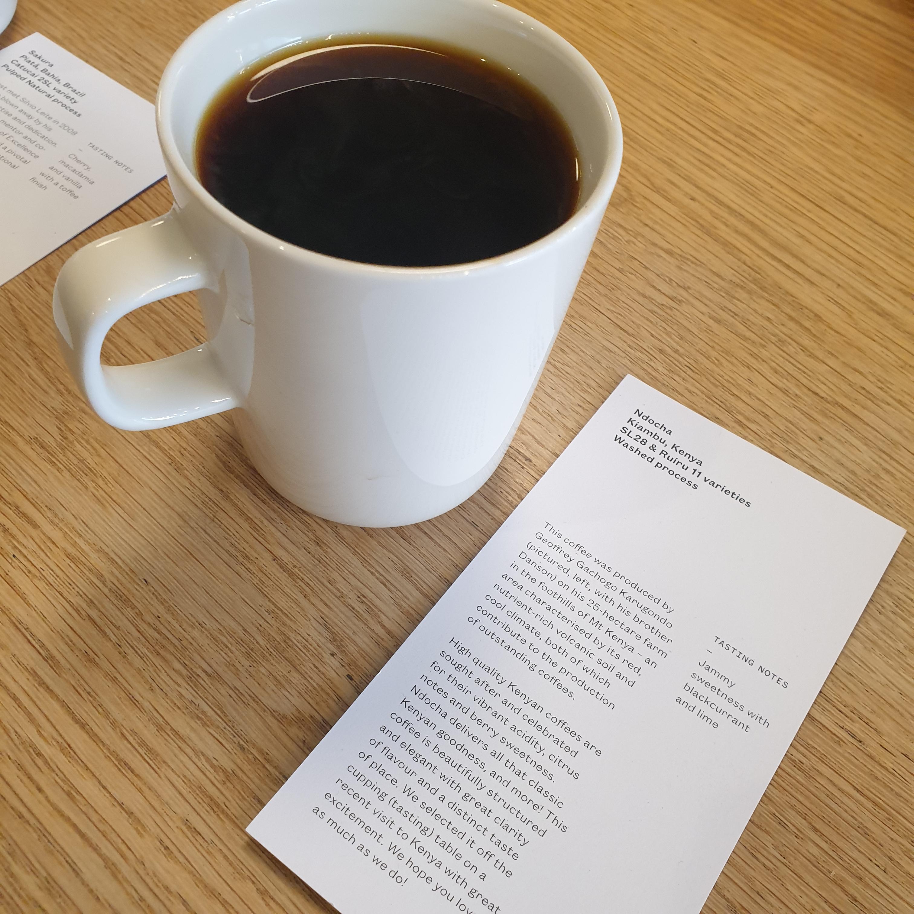 멜버른 3대 커피: 마켓 레인 커피 방문기_케냐