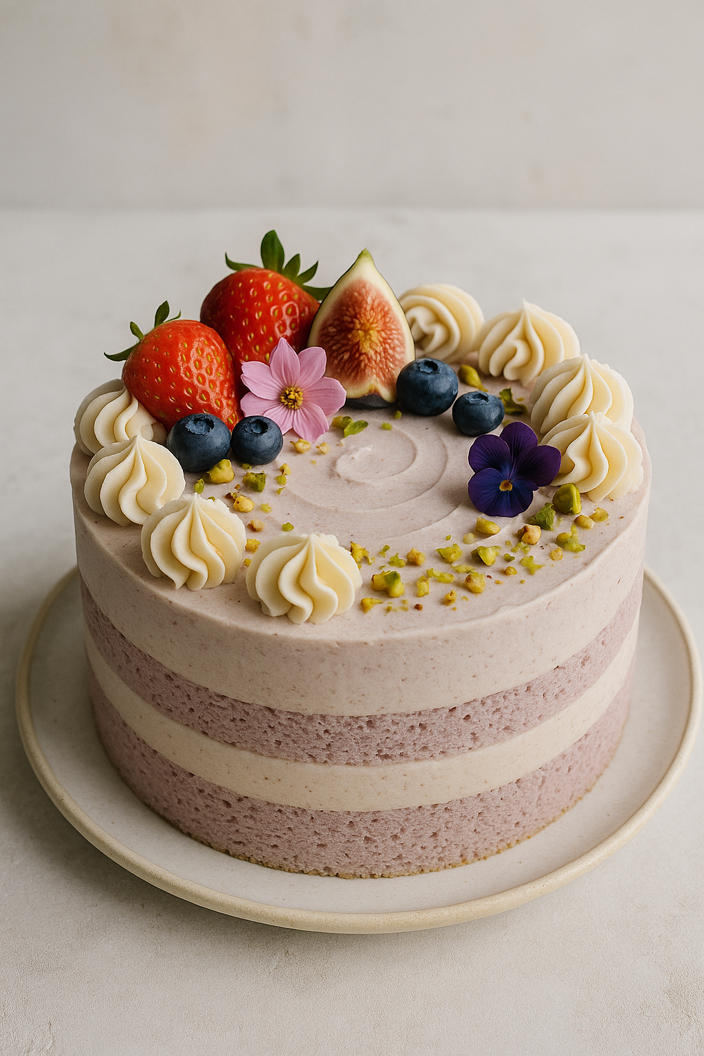 비건 케이크 데코레이션