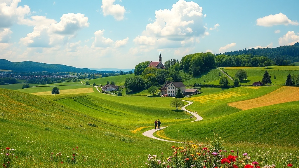베토벤전원 교향곡 이미지 제1악장 "시골에 도착했을때의 풍경"