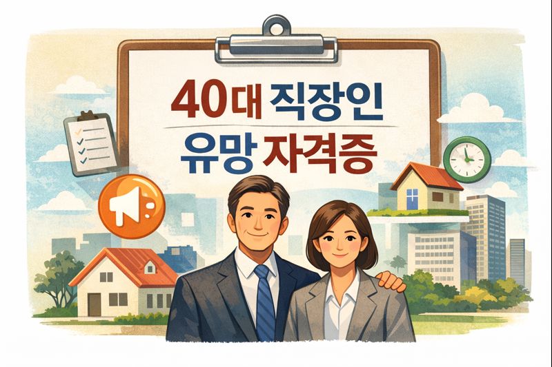 40대 직장인 유망 자격증