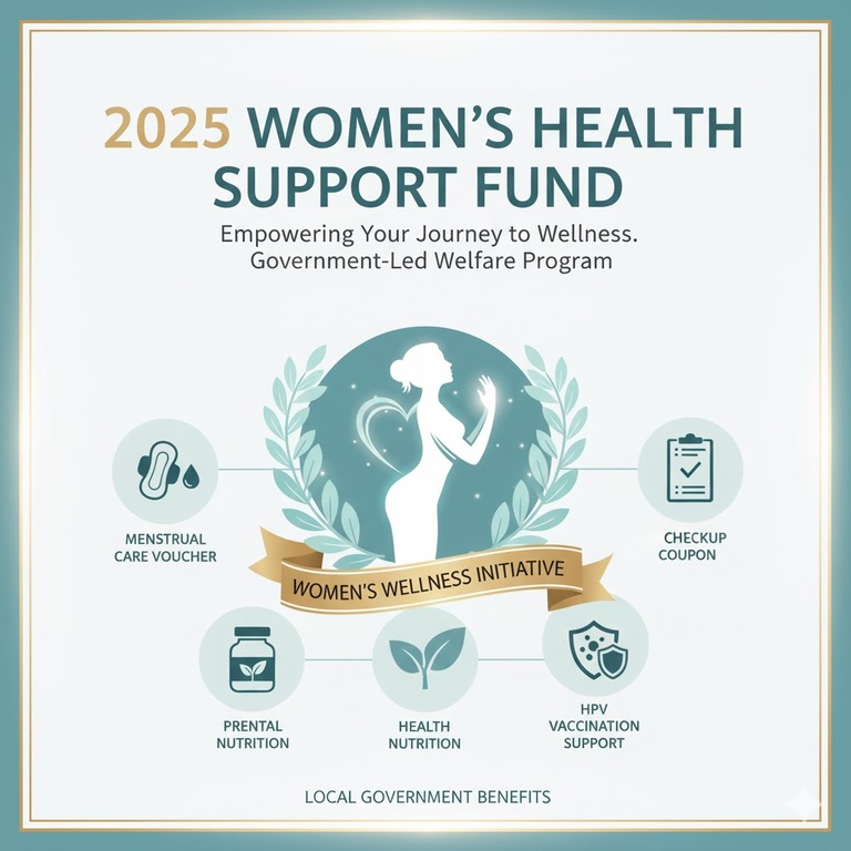 2025년 여성건강지원금 이미지