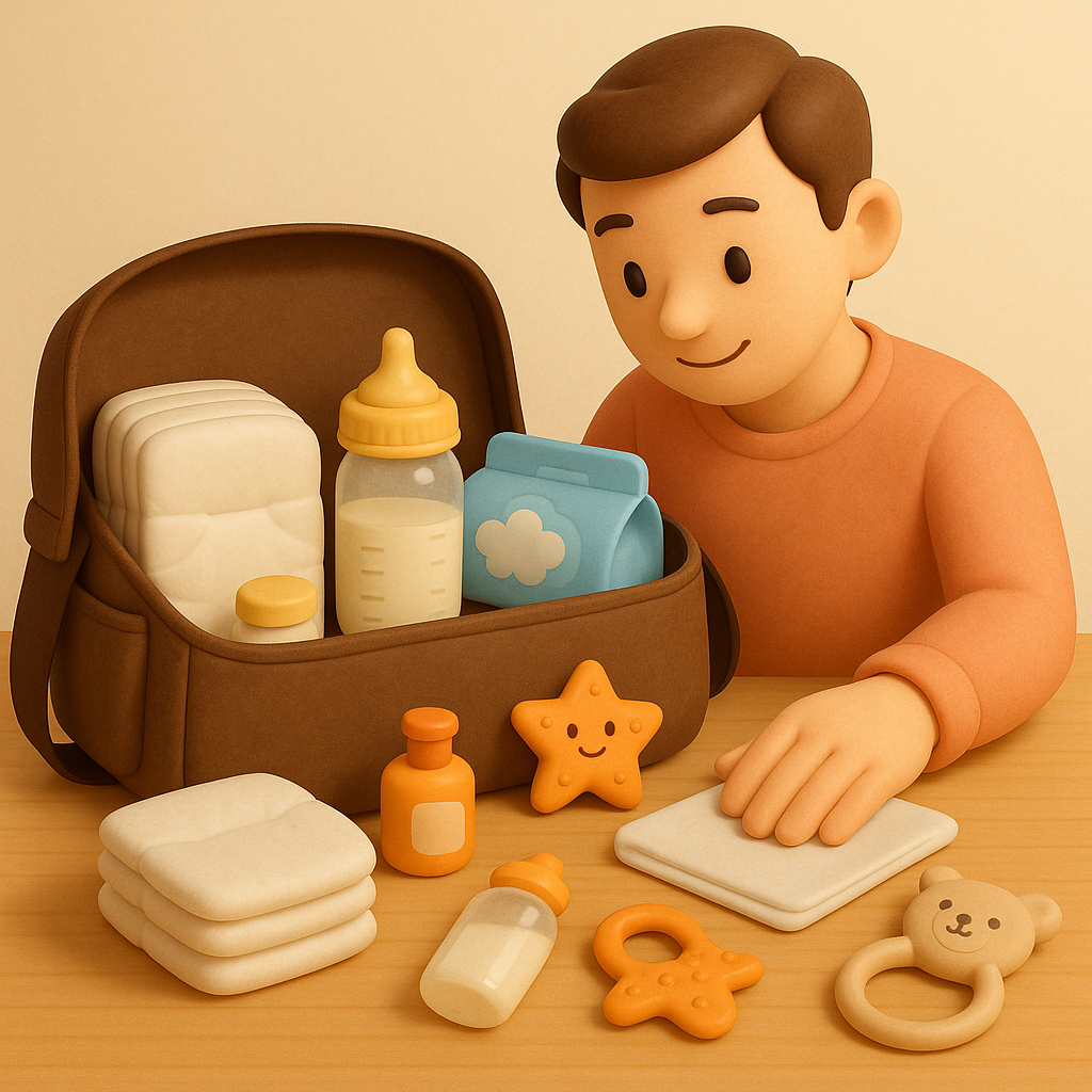 외출시 기저귀 가방