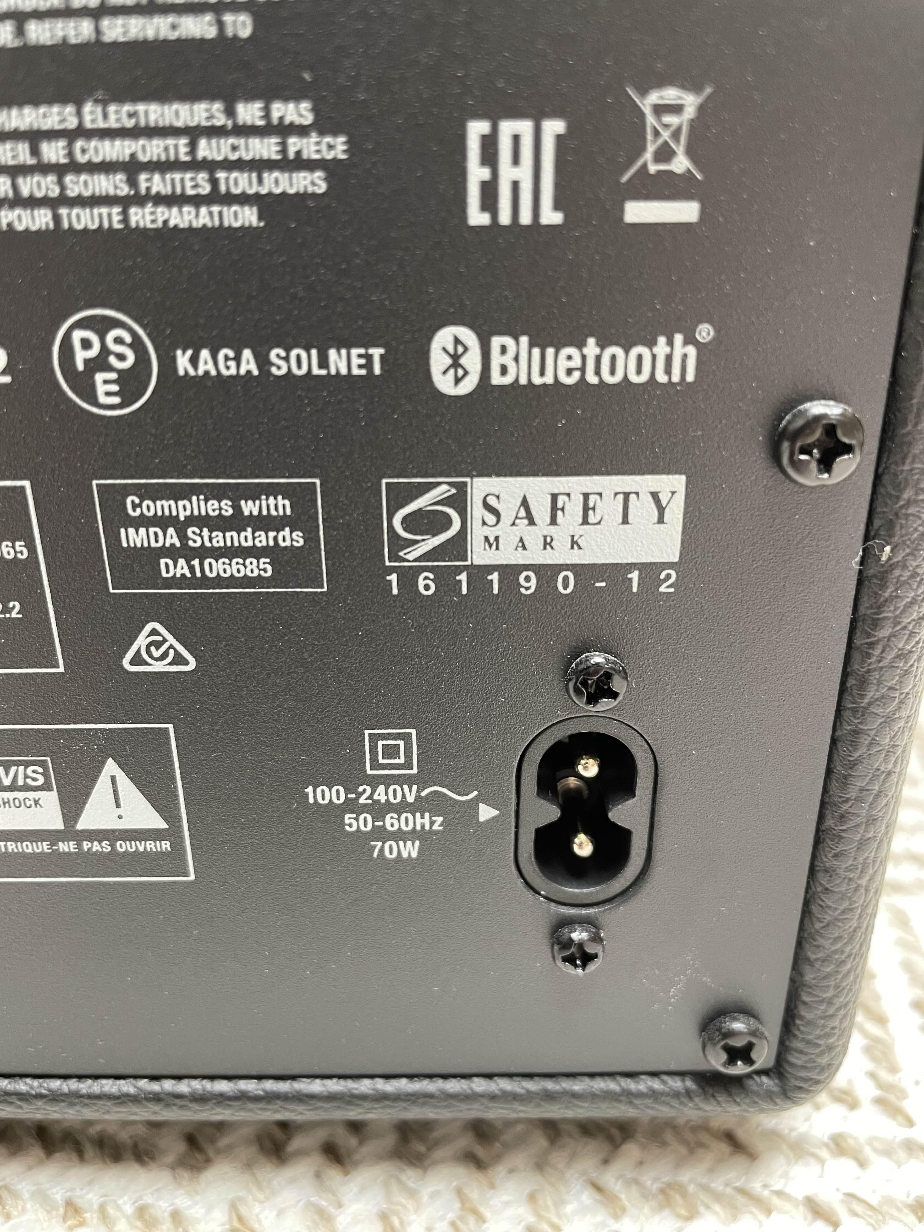 마샬 액톤1 해외직구 110V 용 코드로 돼지코 필요 110~240V 프리볼트 