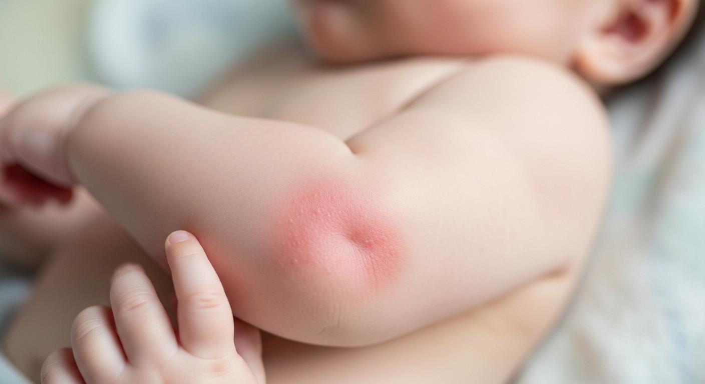 아기 피부 두드러기 가려움