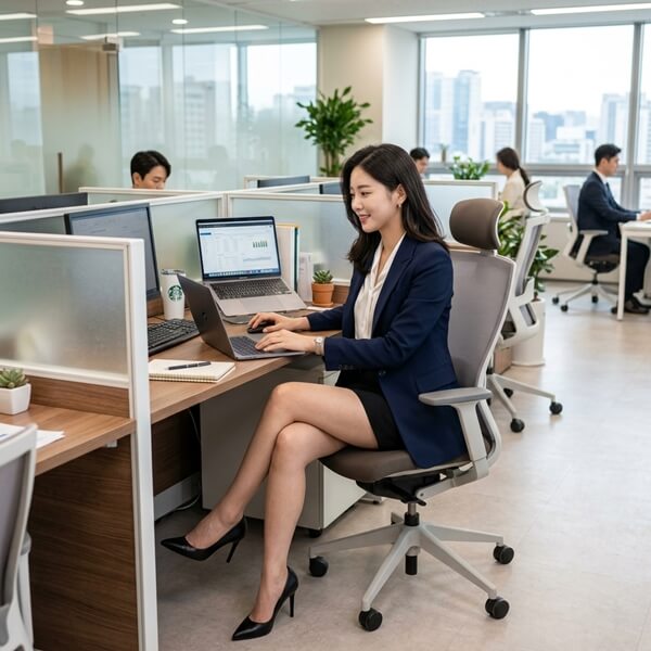 직장에서 랜섬웨어 복구 툴 다운로드를 하고 있는 모습