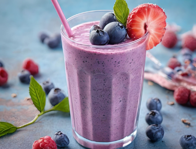 블루베리 스무디