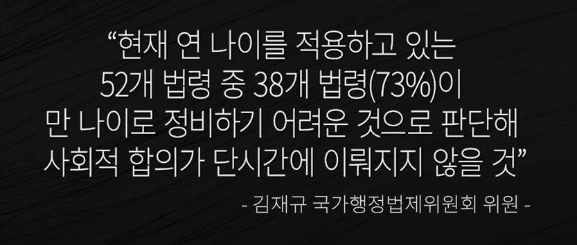 연나이 정비 의견