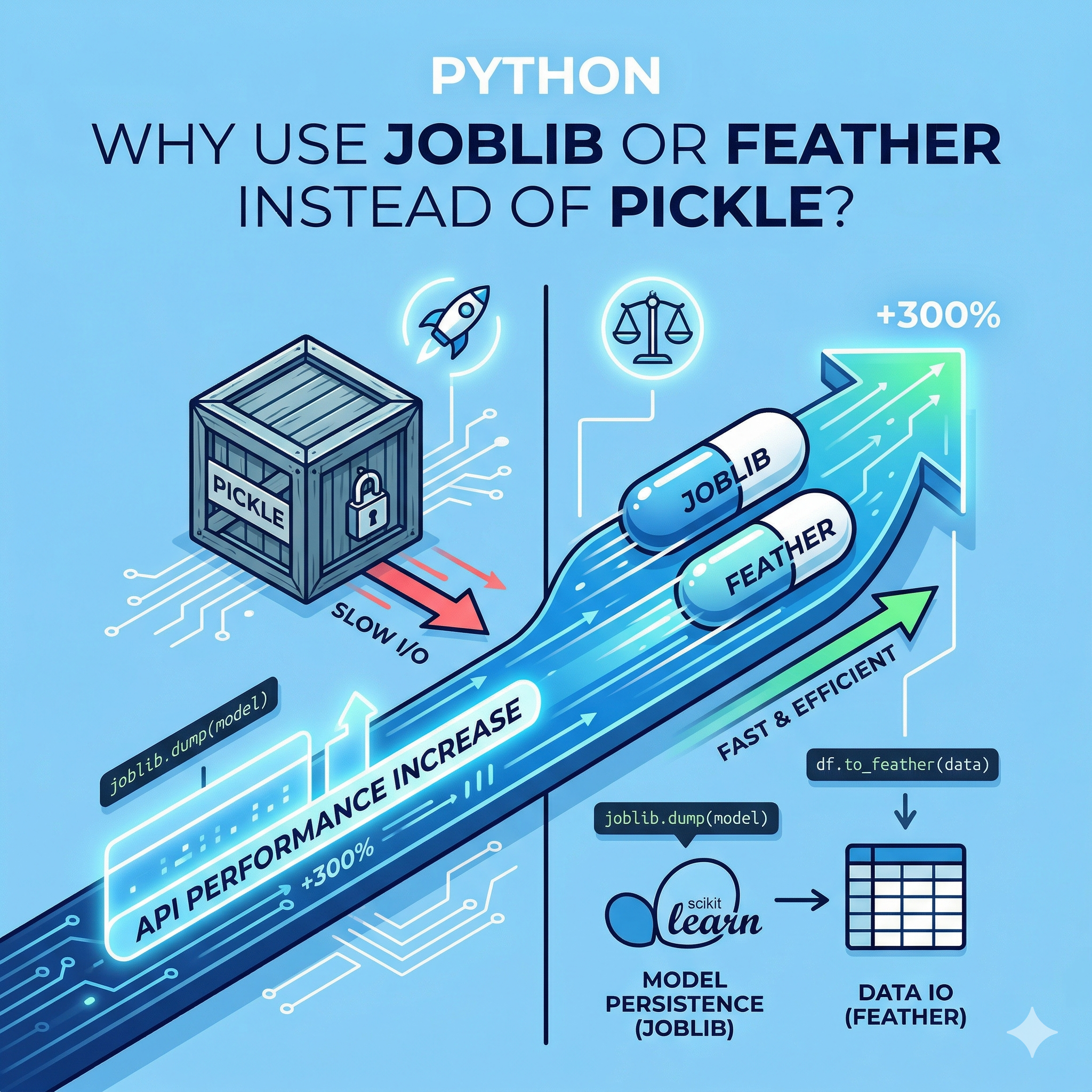 Pickle 대신 Joblib과 Feather를 사용