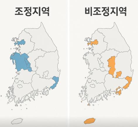 조정지역, 비조정지역