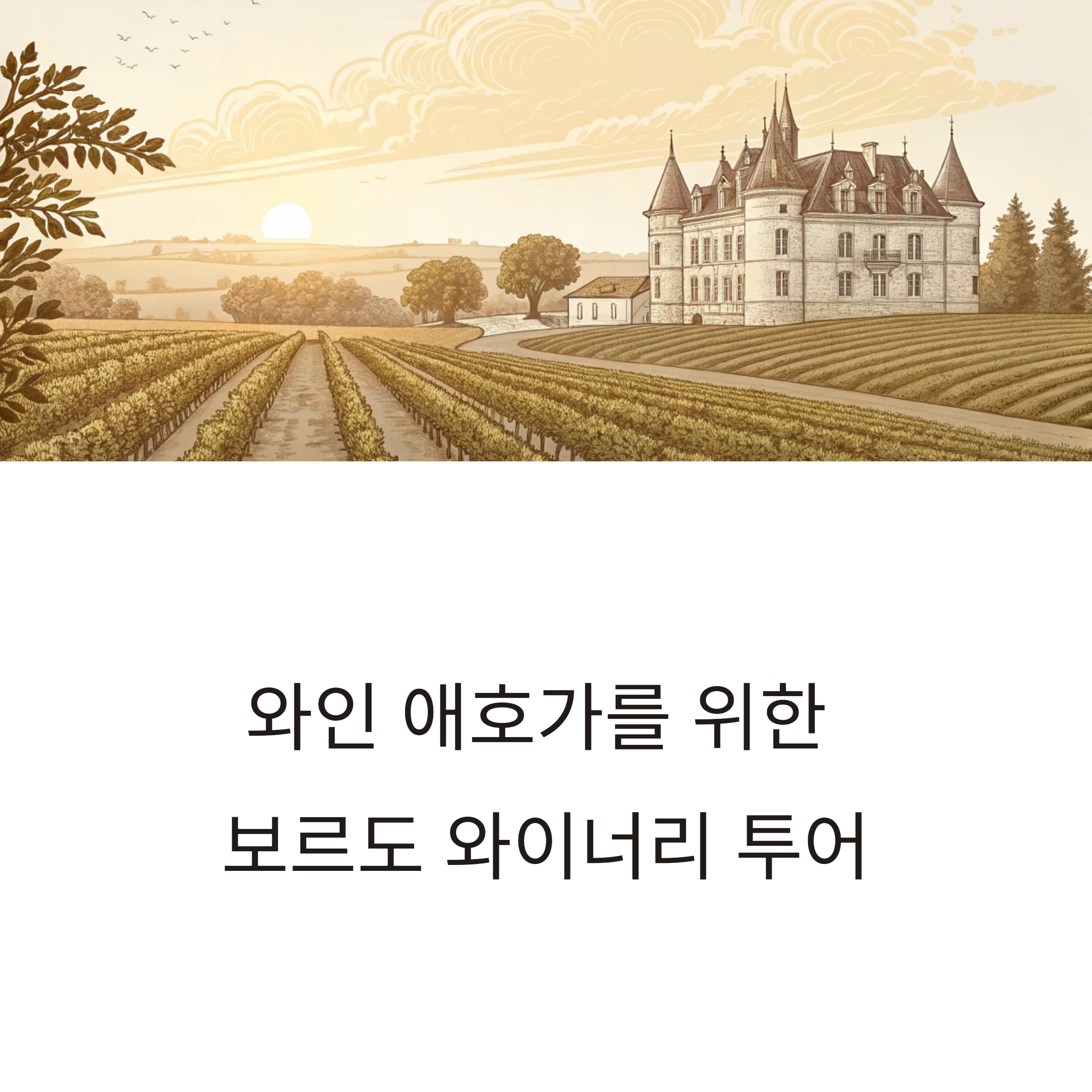 프랑스 보르도 와이너리 투어 후기