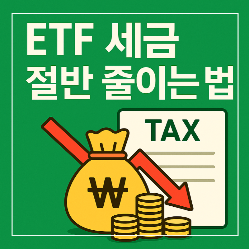 ETF 세금 절반 줄이는 법 썸네일 이미지