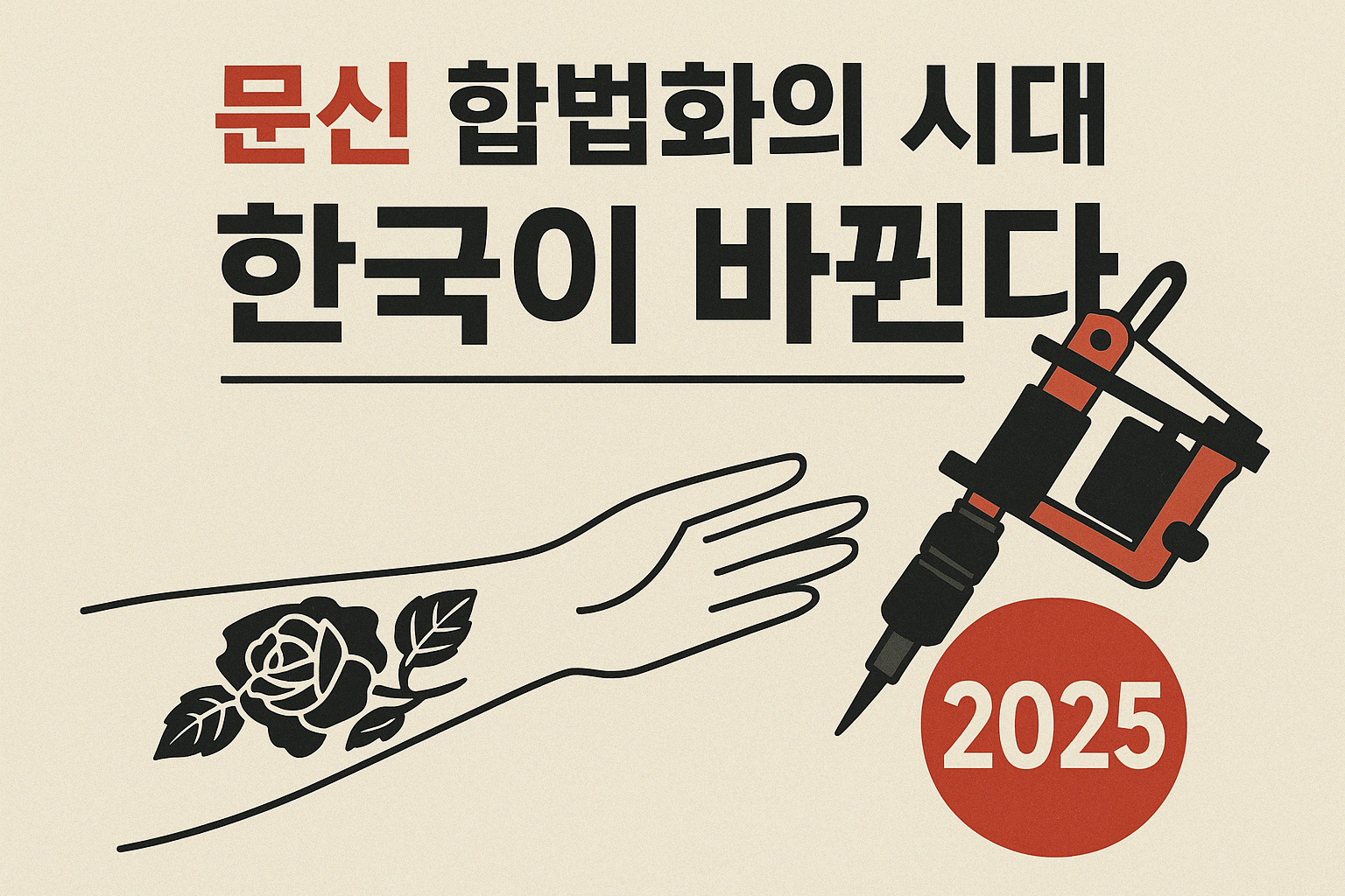 문신 합법화의 시대, 한국이 바뀐다
