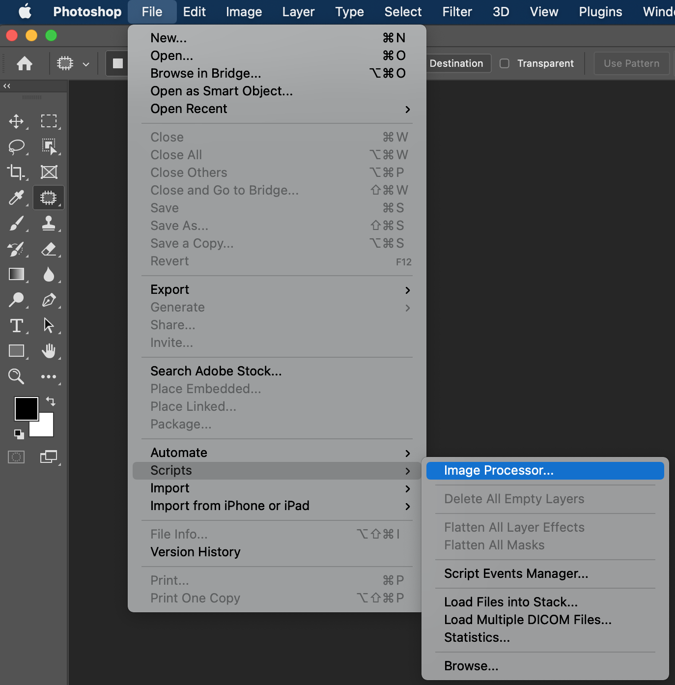 포토샵 폴더열기