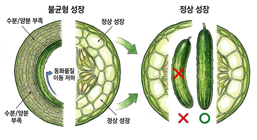 오이 굽은과 원리 설명