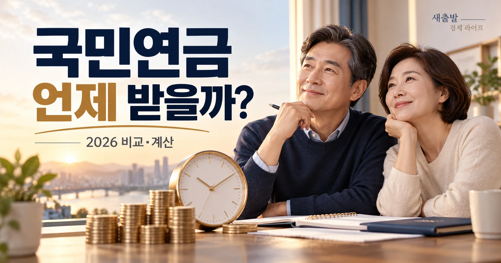 국민연금 조기 vs 정상 vs 연기 2026 비교 계산 대표이미지