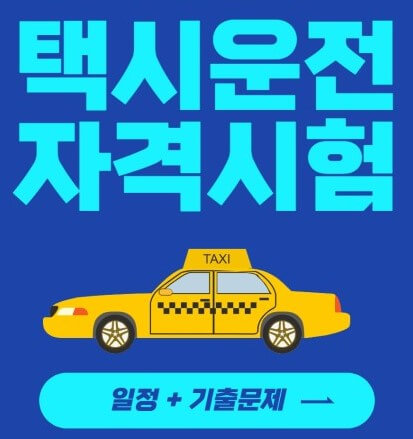 택시 운전 자격시험