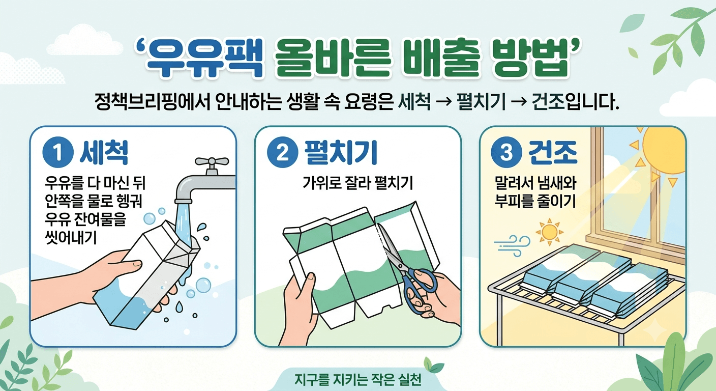 우유팩 분리배출 의무화