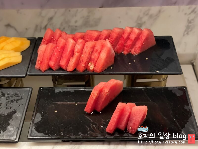 JW메리어트 싱가포르 이그제큐티브 라운지 애프터눈티 메뉴