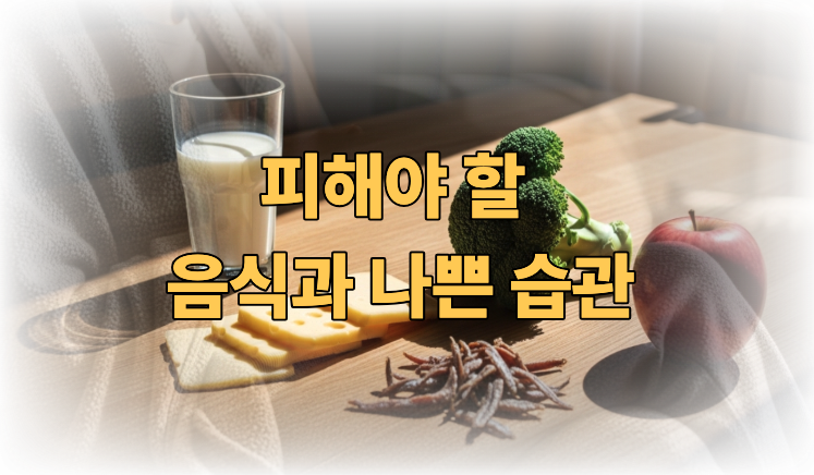 치아에 좋은 음식 나쁜 습관