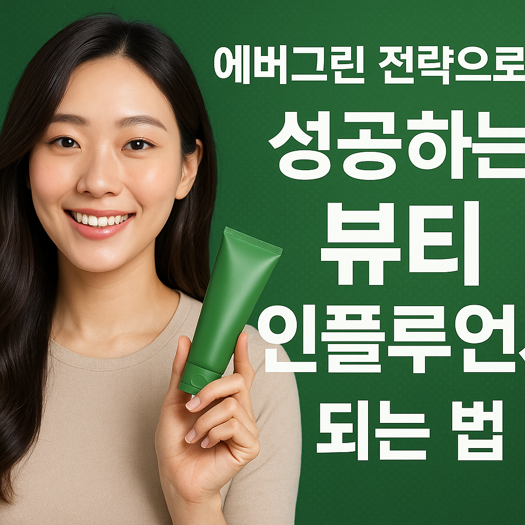 뷰티 인플루언서 되는 법