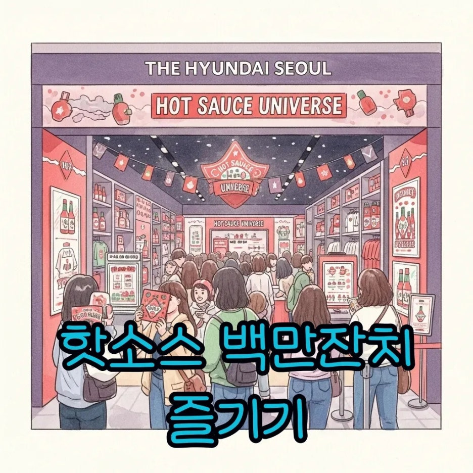 더현대 핫소스 백만잔치, 열기 가득한 현장