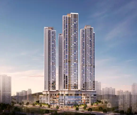 힐스테이트문수로센트럴-조감도-이미지