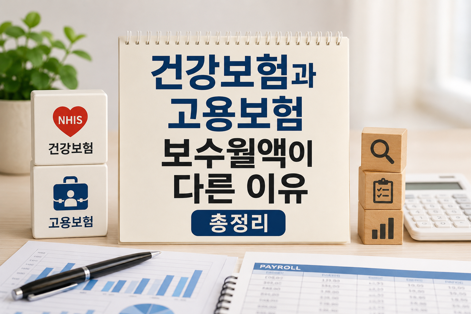 건강보험과 고용보험 보수월액이 다른 이유 총정리