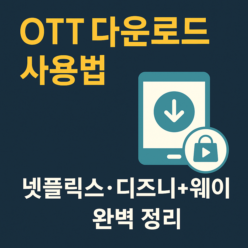 OTT 다운로드 사용법
