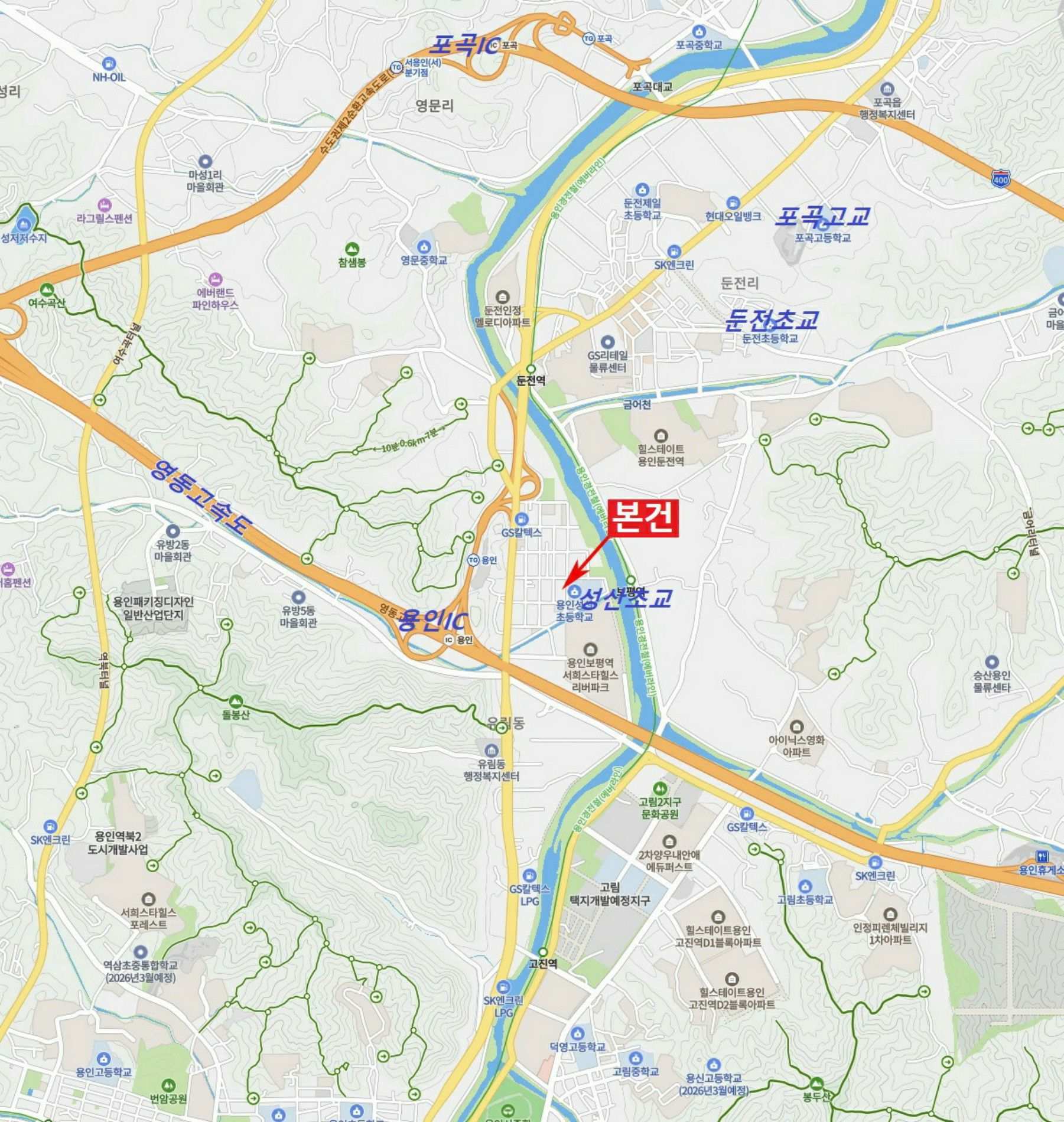 시티파크 위치도 (감정평가서)